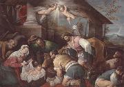 unknow artist The adoration of  the shepherds Germany oil painting reproduction